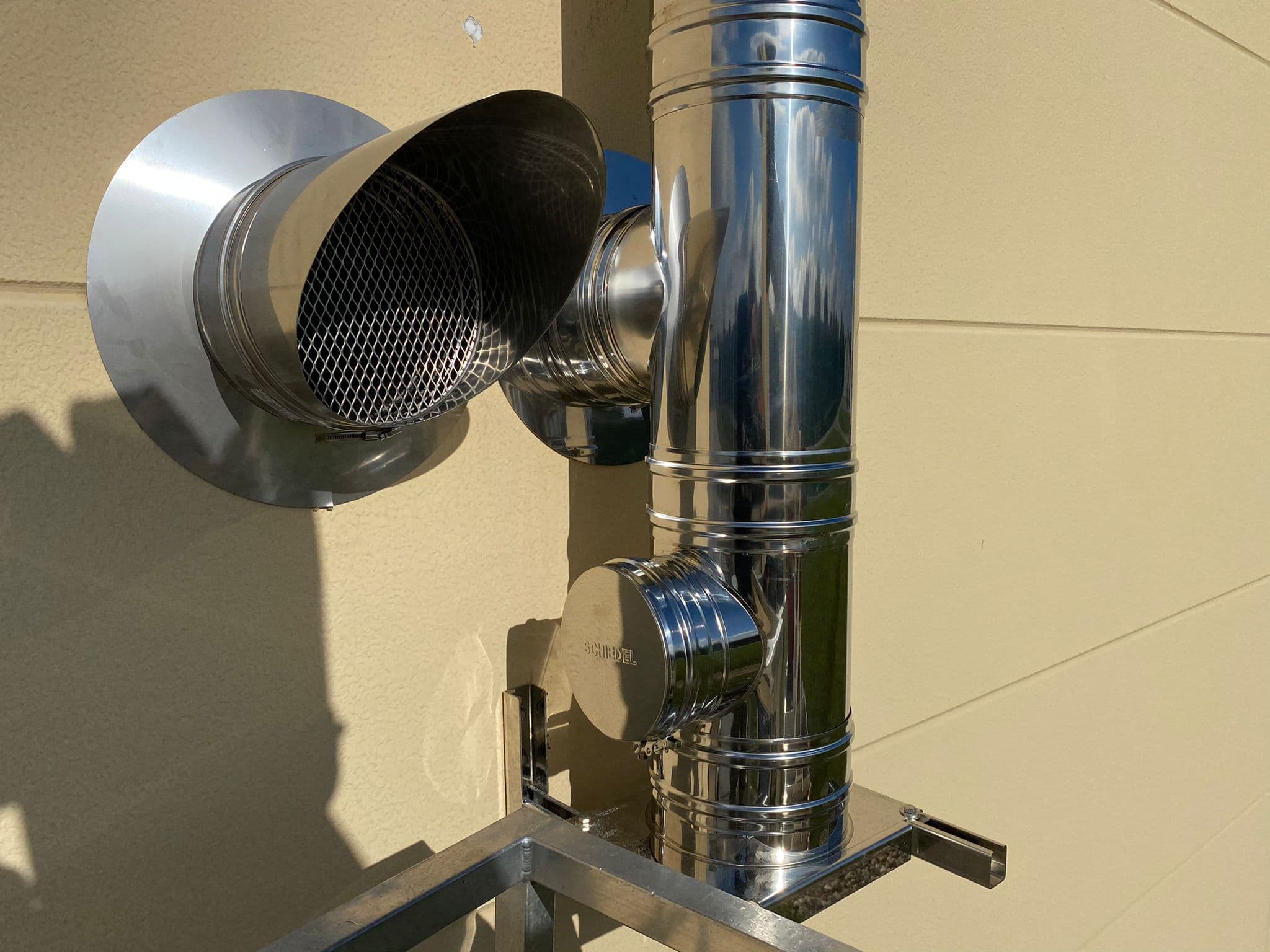 Edelstahl Anschlussdetail