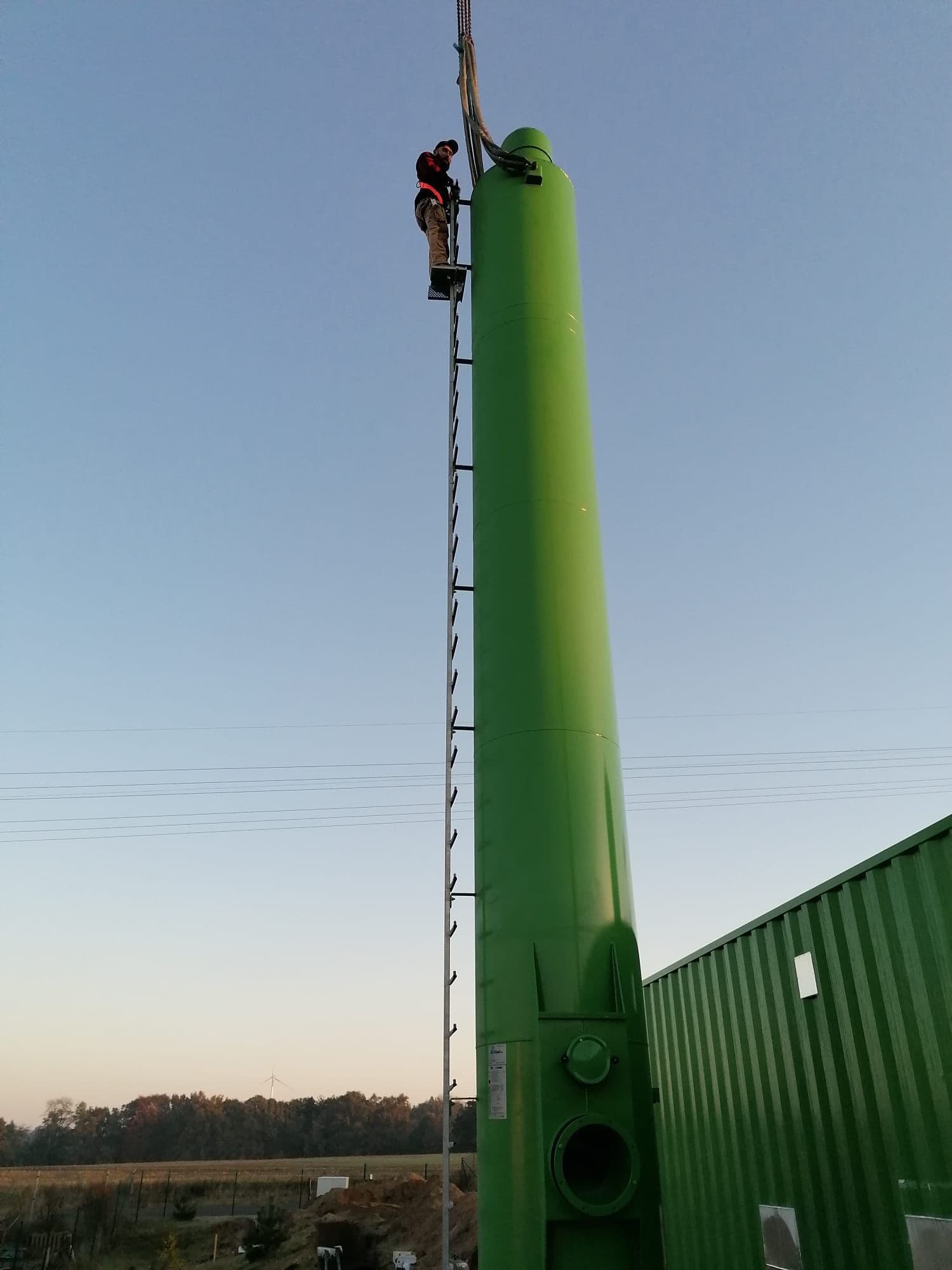 Biogas-BHKW Abgassystem